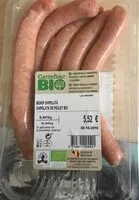 Mängden socker i Chipolata de poulet bio
