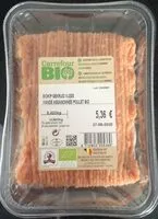 Mängden socker i Viande assaisonnée poulet bio