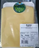 Mängden socker i Bergkäse