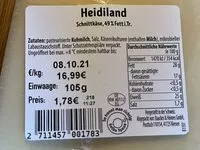 Mängden socker i Heidiland