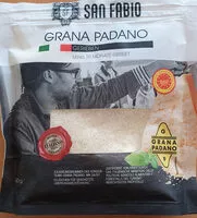 Mängden socker i Grana Padano, gerieben