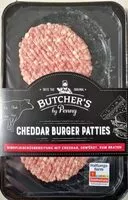 Mängden socker i Cheddar Burger Patties