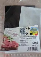 Mängden socker i Carpaccio épicé