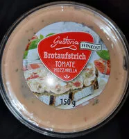Mängden socker i Brotaufstrich - Tomate & Mozarella
