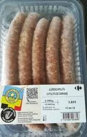 Mängden socker i Chipolatas de campagne