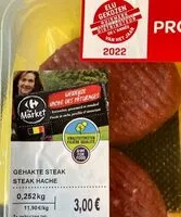 Mängden socker i Steak haché