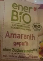 Mängden socker i Amaranth gepufft