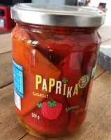 Mängden socker i Paprika gegrillt Sommer im Glas