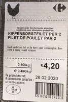 Mängden socker i Filet de poulet par 2