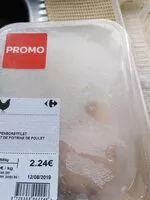 Mängden socker i Filet de poitrine de poulet