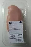 Mängden socker i Filet de poitrine de poulet