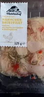 Mängden socker i Hähnchen Brustfilet, gerissen