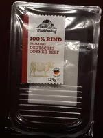 Mängden socker i Delikatess Deutsches Corned Beef