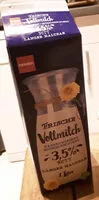 Mängden socker i Frische Vollmilch, 3,5% Fett