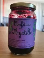 Mängden socker i Confiture de myrtilles