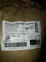 Mängden socker i Farine de Blé bise Type 80
