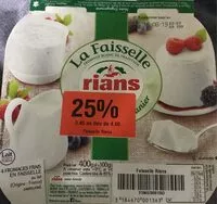 Mängden socker i La faisselle