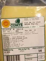 Mängden socker i Comté