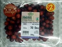 Mängden socker i Cranberries