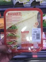 Mängden socker i Havarti