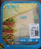 Mängden socker i Havarti light