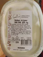 Mängden socker i Skābais Krējums 20%