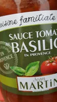 Mängden socker i sauce tomate basilic