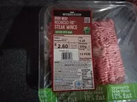 Mängden socker i Reduced Fat Steak Mince