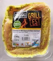 Mängden socker i Grillfest Putenbrust-Minutenschnitzel, mariniert