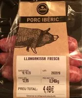 Mängden socker i Llonganissa fresca