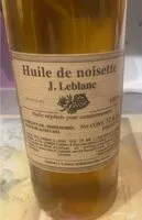 Mängden socker i Huile de noisette