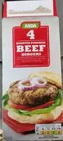 Mängden socker i 4 Quarter pounder beef burgers
