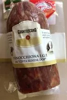 Mängden socker i Finocchiona IGP da cinta senese DOP