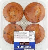 Mängden socker i Baker's Selection 4 Blueberry Muffins