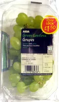 Mängden socker i Green Seedless Grapes
