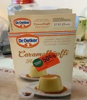 Mängden socker i budini al caramello