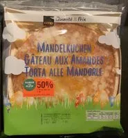Mängden socker i Gâteau aux amandes
