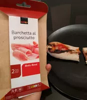 Mängden socker i Barchetta al prosciutto