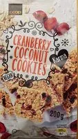 Mängden socker i Cranberry coconut cookies