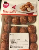 Mängden socker i Meatballs