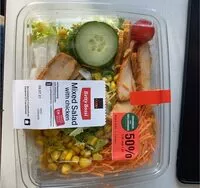 Mängden socker i Mixed Salad with Chicken