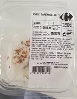 Mängden socker i Chèvre tapenade olive