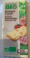 Mängden socker i Emmental Français au lait cru