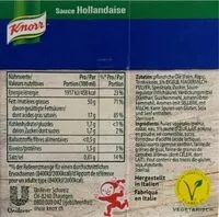 Mängden socker i Sauce Hollandaise