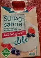 Mängden socker i Schlagsahne