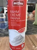 Mängden socker i Crème entière uht