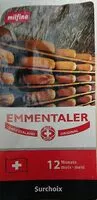 Mängden socker i Emmentaler AOP, surchoix