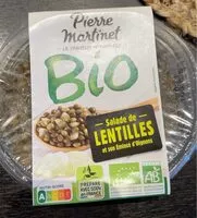 Mängden socker i Salade de lentilles