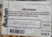 Mängden socker i Chips de banane