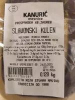 Mängden socker i Slavonski kulen